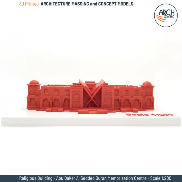 3D Printing Islamic Building Scale 1/200