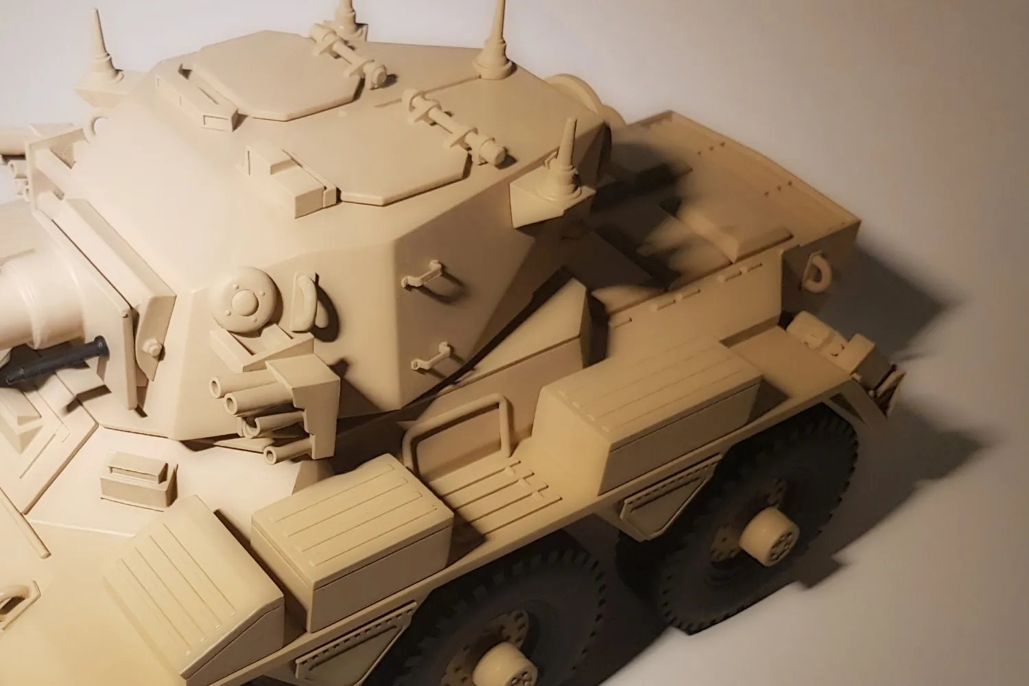 3d printed saladin tank model