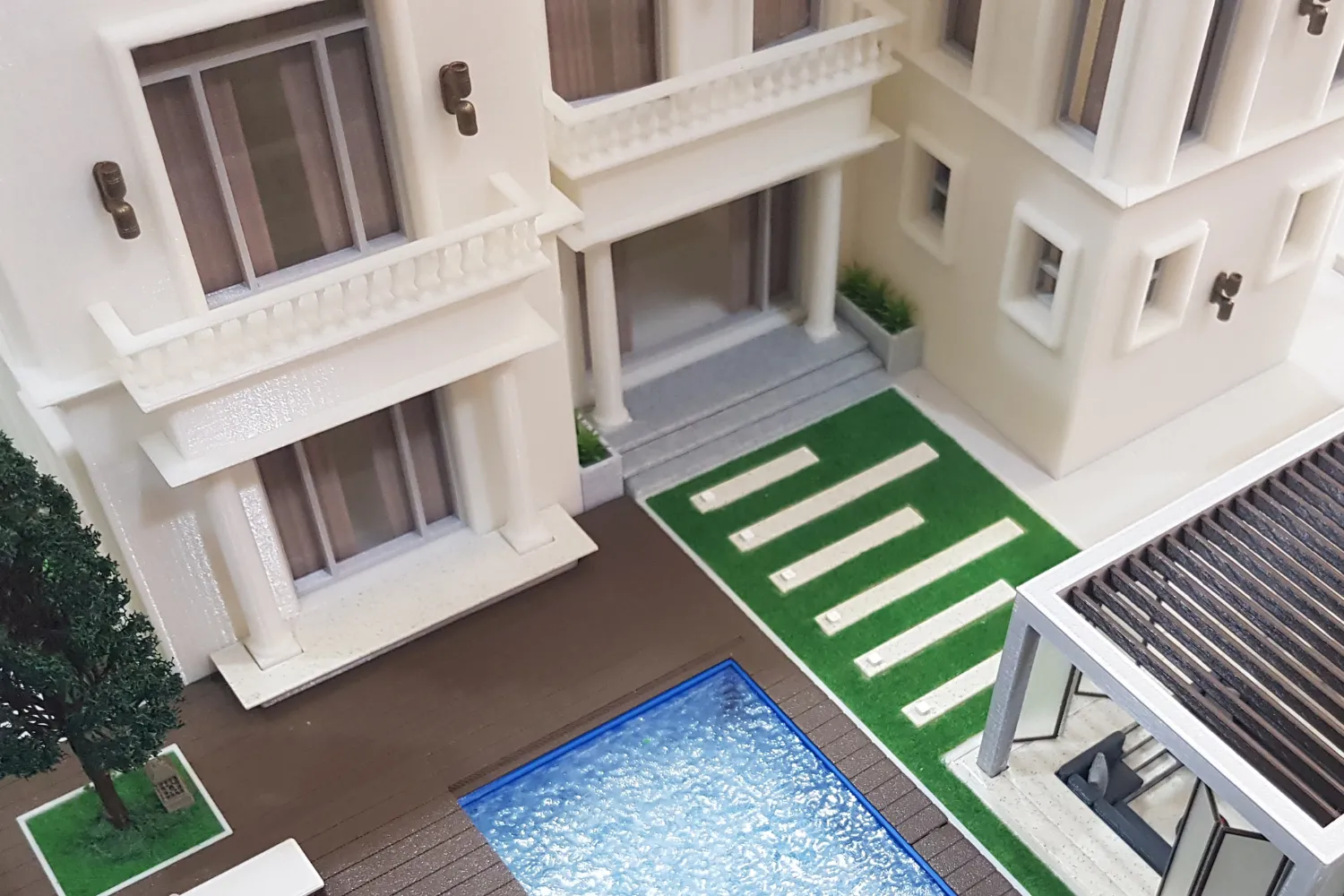 3d printed villa model