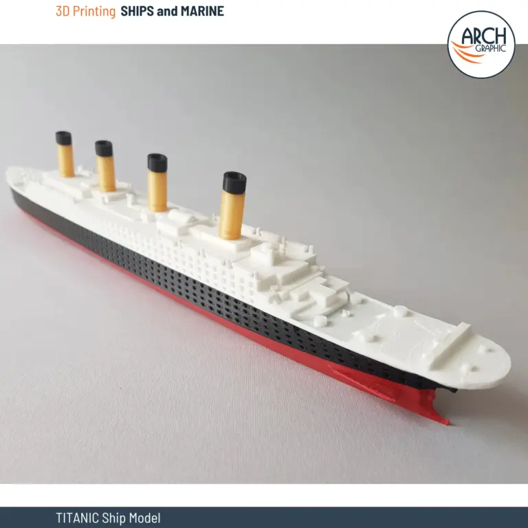 3D Printed TITANIC Ship Model