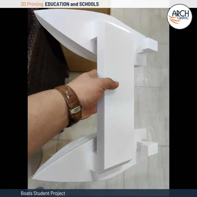 3D printed boat project model for marine engineering education