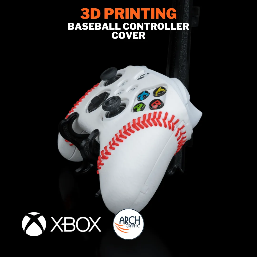 3D Printing Baseball Xbox Controller Cover