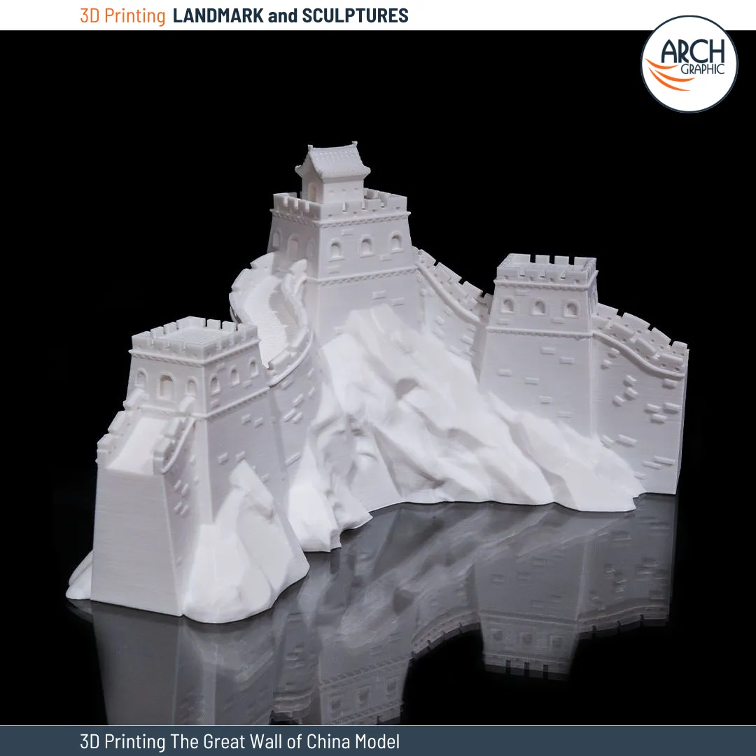 The Great Wall of China – 3D Printed Architectural Landmark Model