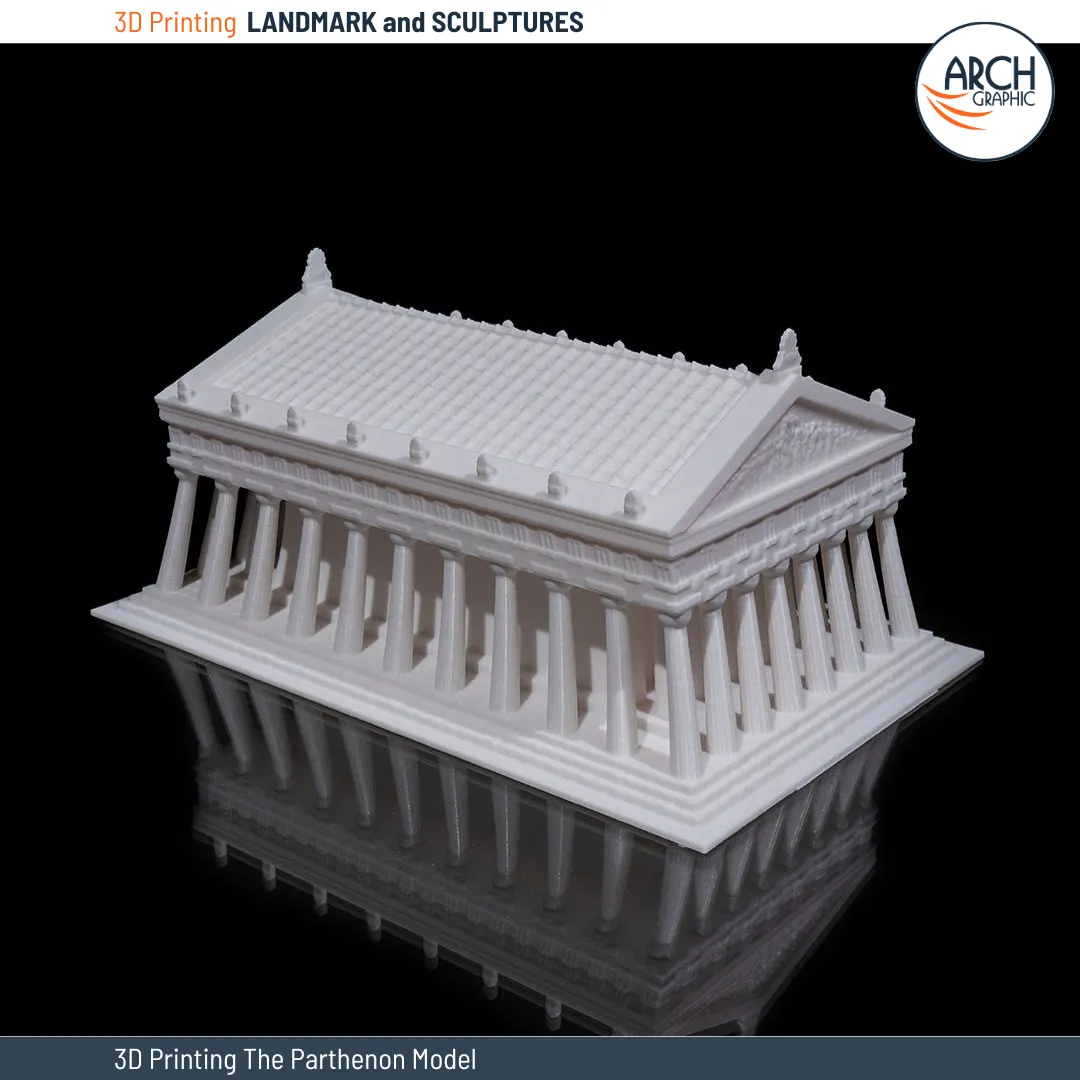 Parthenon Model 3D Printed