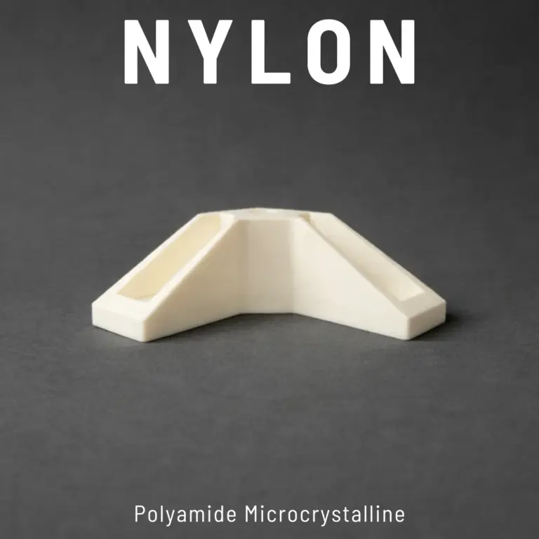 Nylon 3D printed arch bridge bracket white - flexible durable spare parts UAE