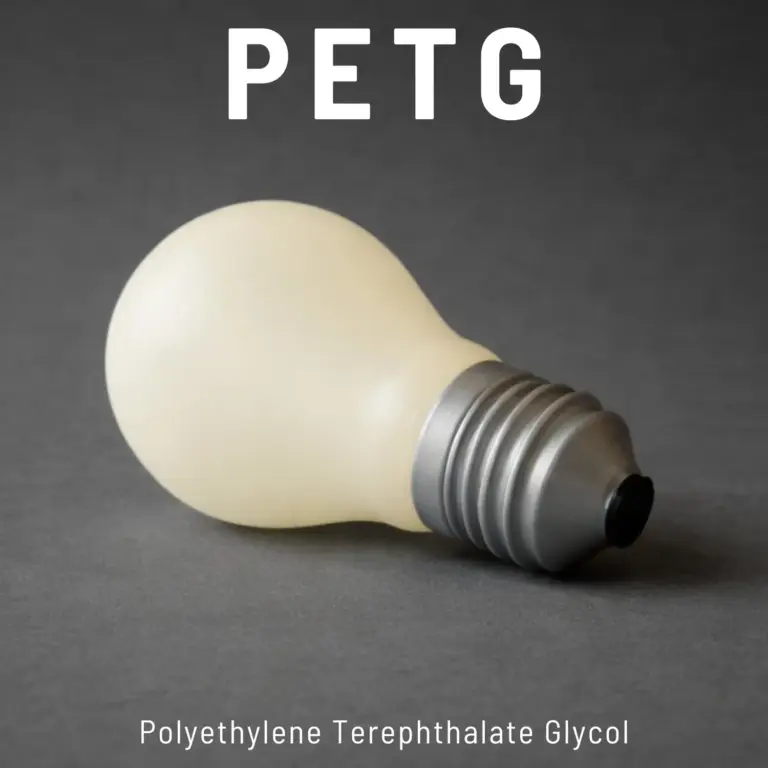 PETG 3D printed translucent light bulb enclosure - custom product prototyping UAE