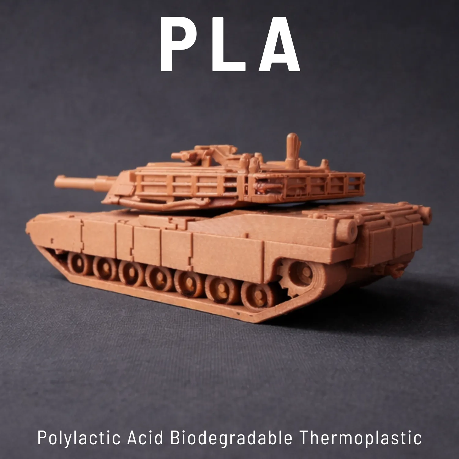 PLA 3D printed detailed tank scale model - miniature models and prototypes Dubai UAE
