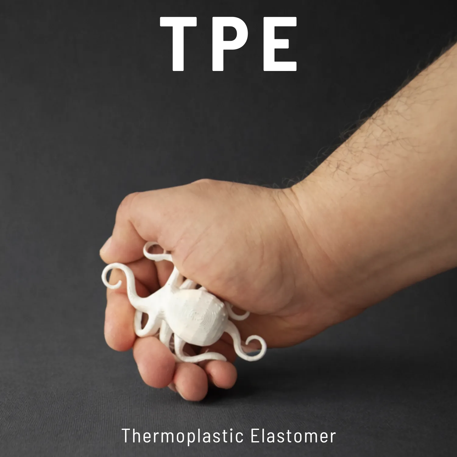 أخطبوط TPE مرن يُضغط بالقبضة - مقاومة الضغط والمطاط الحراري ثلاثي الأبعاد الإمارات